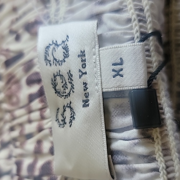 💕NWT Sea NY Cheetah Smocked Shorts. XL - Picture 7 of 10